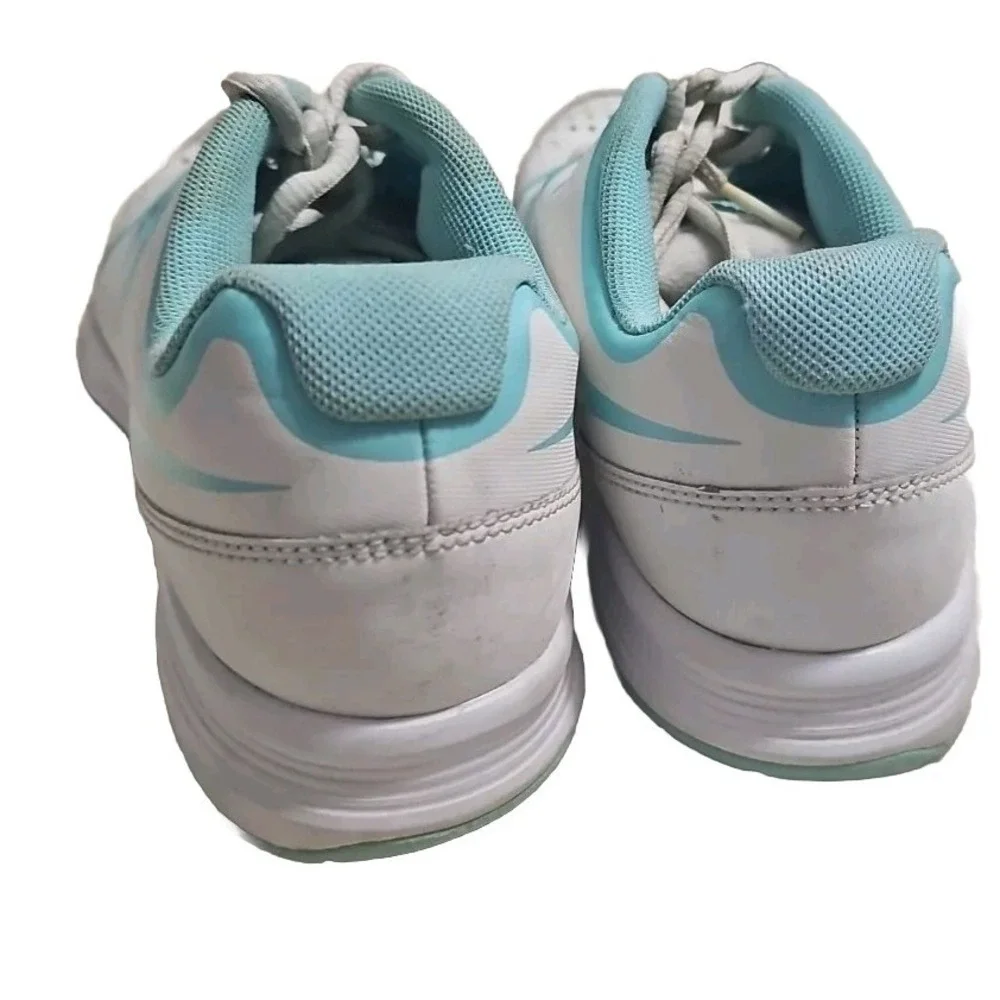 Nike‎ Zoom Vapor Court Running Shoes Women Sz 7 Light Blue/White 631713-104  S10